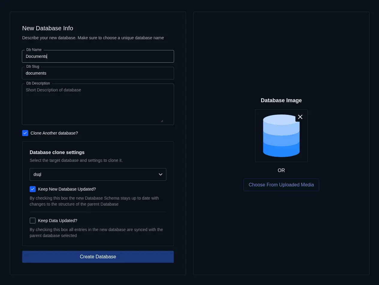 Database Cloning Image