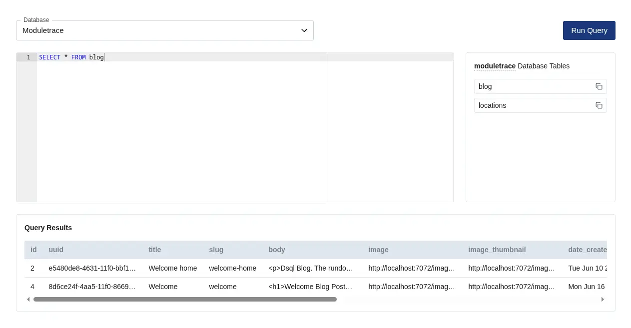 Full SQL Support Image